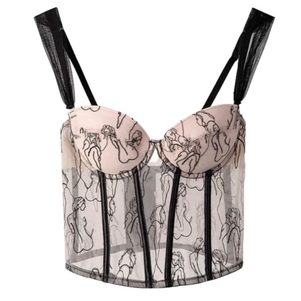 Milk + Honey Bambina Vintage Corset Top, M